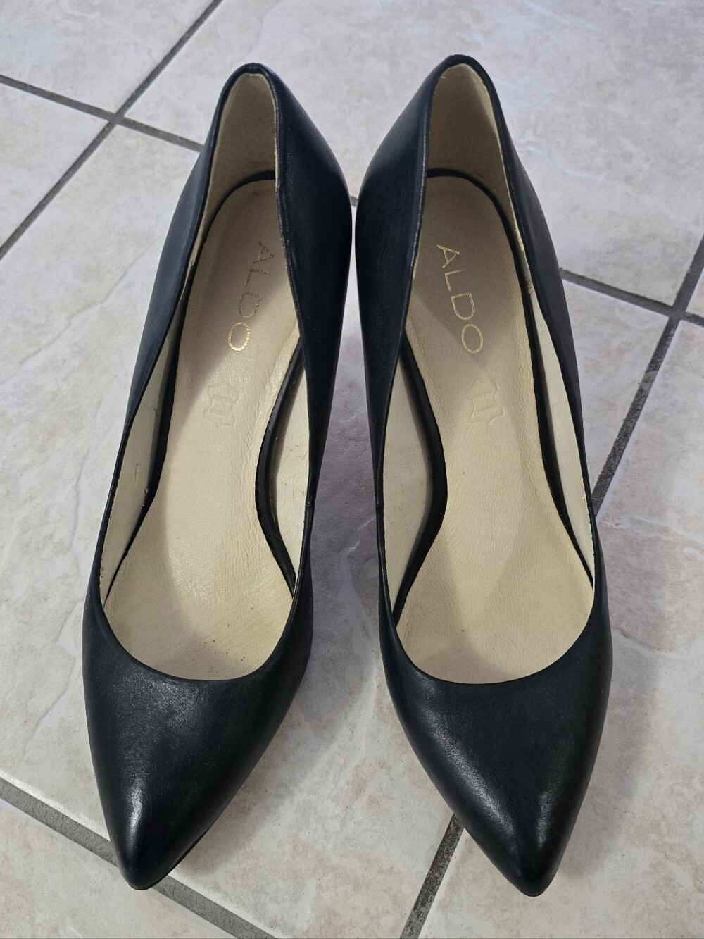 ALDO Black Pointed-Toe Heels